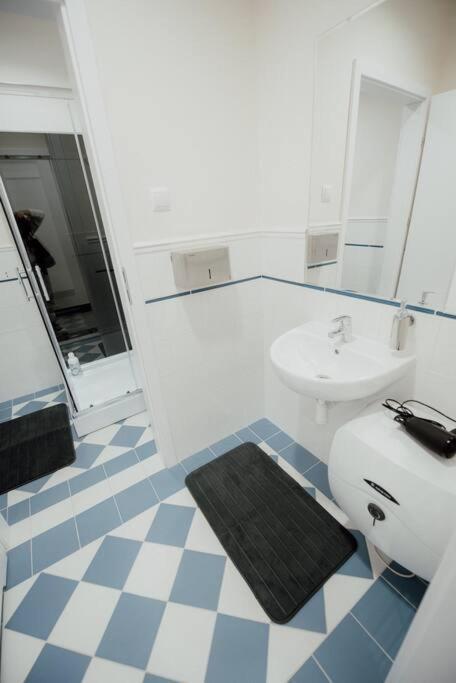 Apartment P77 New 4-bedrooms Piotrkowska Cale Miejsce 4 Z Lazienka I Kuchnia Na Korytarzu Budynku Lodz (Lodz)